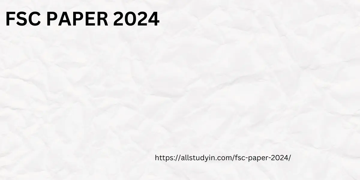 FSC Paper 2024