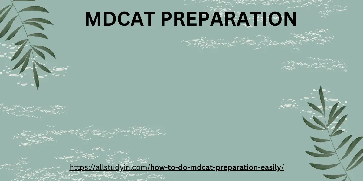 How to Do MDCAT Preparation Easily